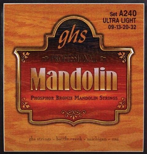 GHS Mandolína Phosphor Bronze tvrdost 009/032