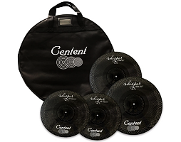 Centent Black Silent Cymbal Set